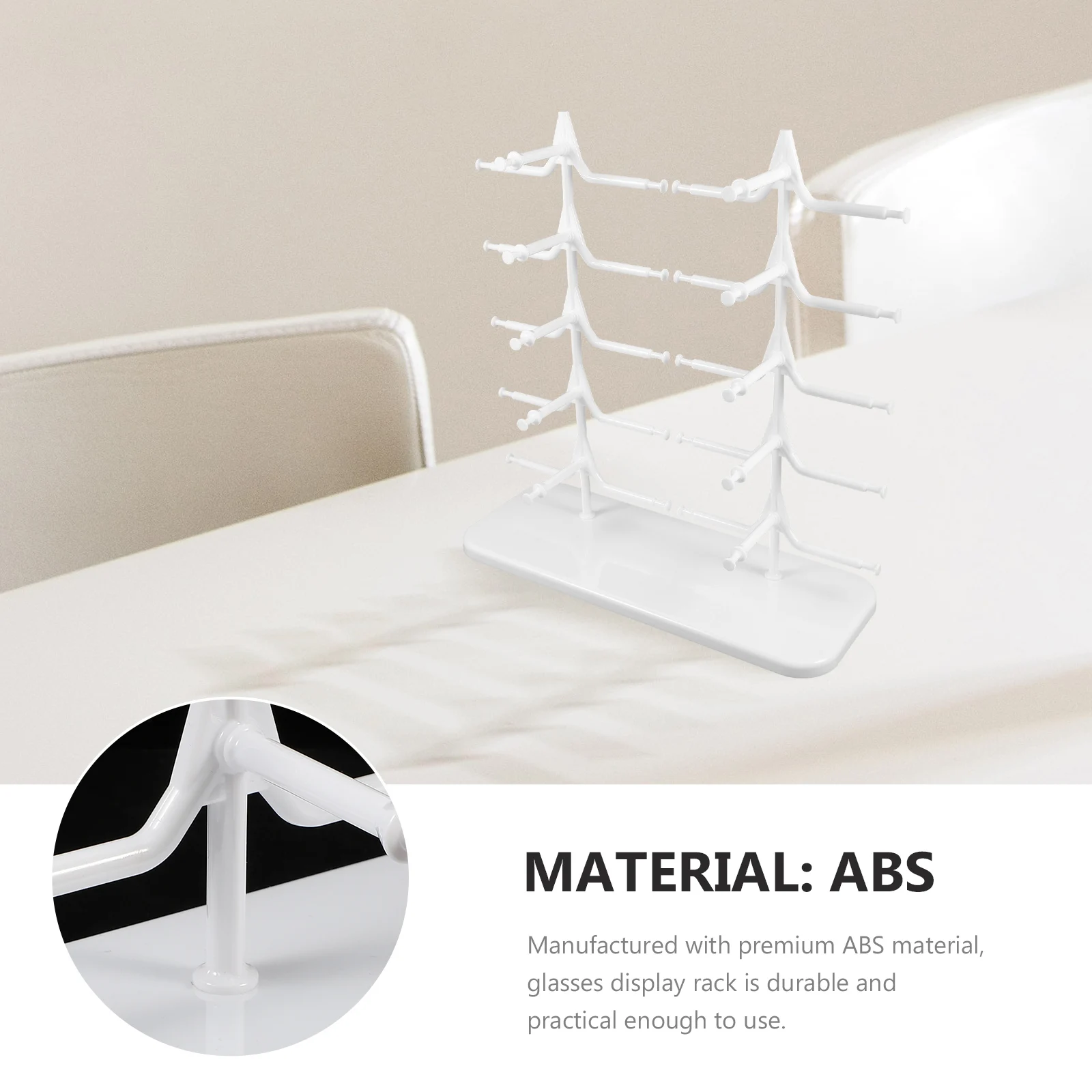 

Sunglasses Display Rack ABS Stable Base Glasses Holder St ganizer Save Space Desktop Jewelry Display Tool