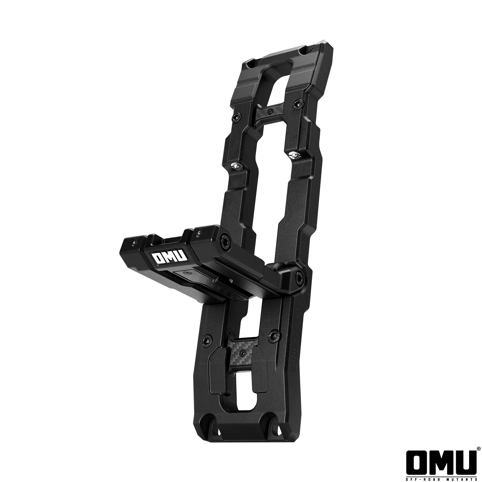 Black Aluminum Magnesium Alloy Door Hinge Steps Folding Door Pedal For Jeep Wrangler JK JL Gladiator JT 2007-2024 OMU002 — zdjęcie 5