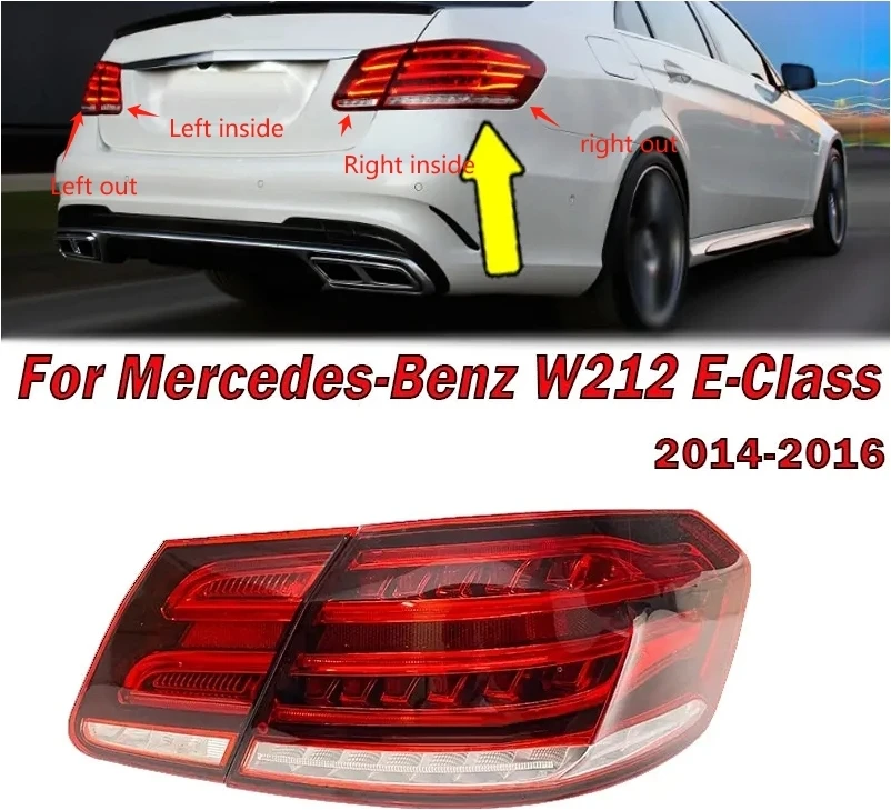 

Для Mercedes-Benz E Class W212 E200 E240 E260 E280 E300 E350 E250 E63 2014-2016