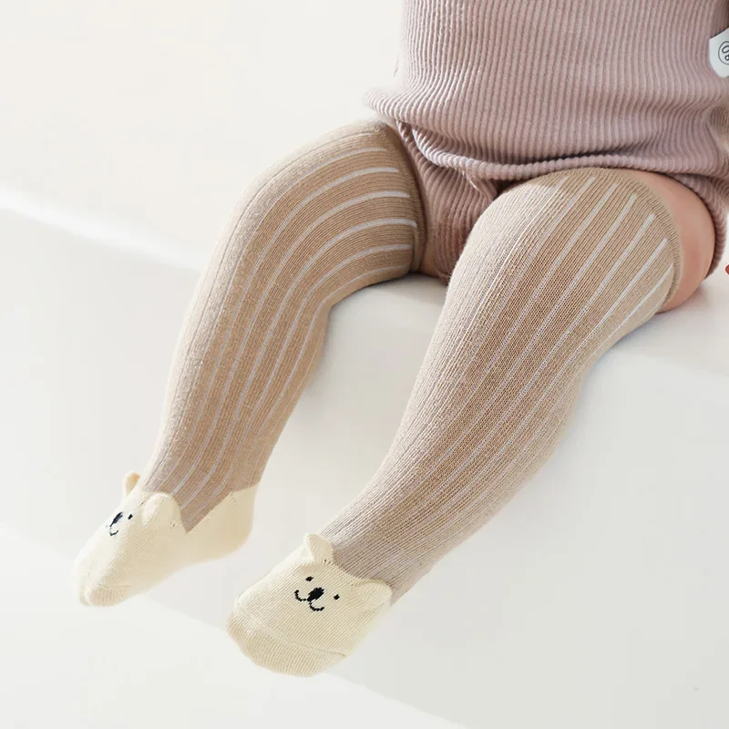 0 to 3 Years Baby Stockings Cartoon Tights Autumn Warm Stockings Newborn Toddler Tight Boy Girl Pantyhose For Kids Girls Clothes