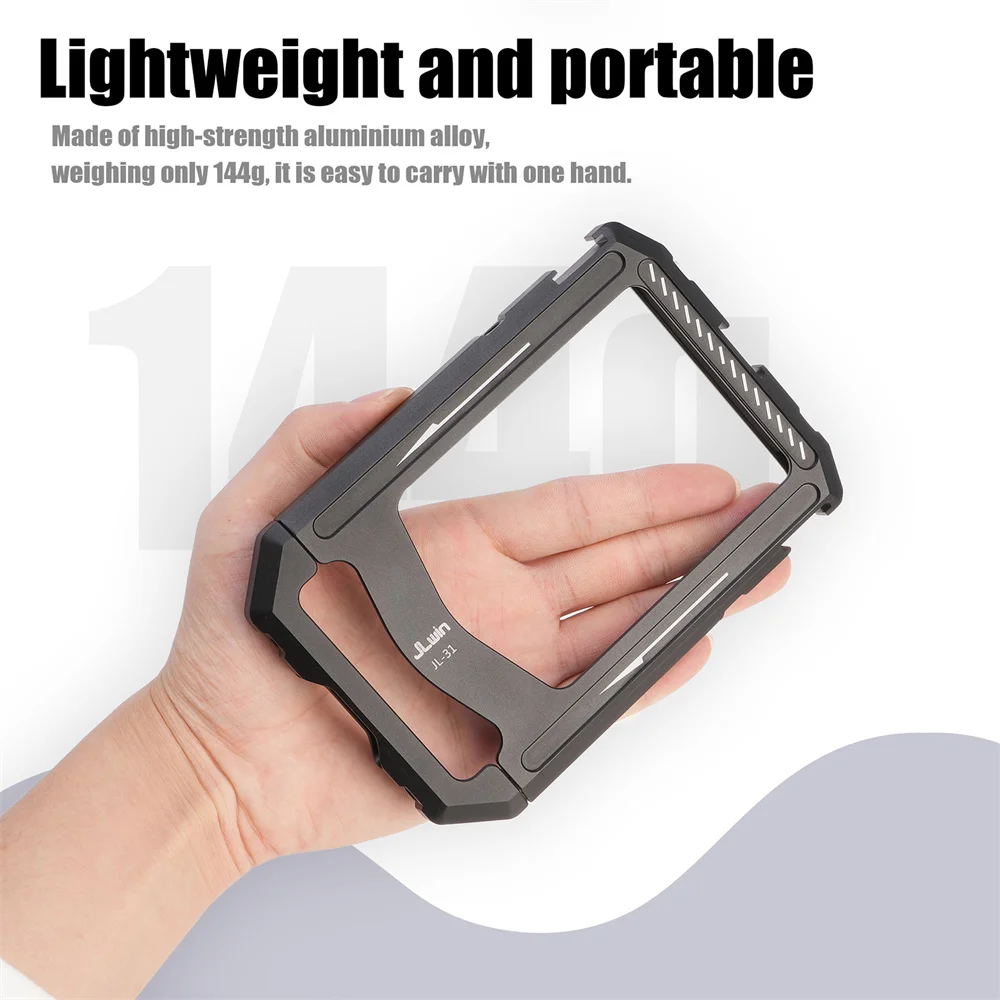 Universal SmartPhone Cage Protective Case Cage w Side Handle Rig for iPhone 15 14 13 Samsung Huawei Xiaomi Phone Photography