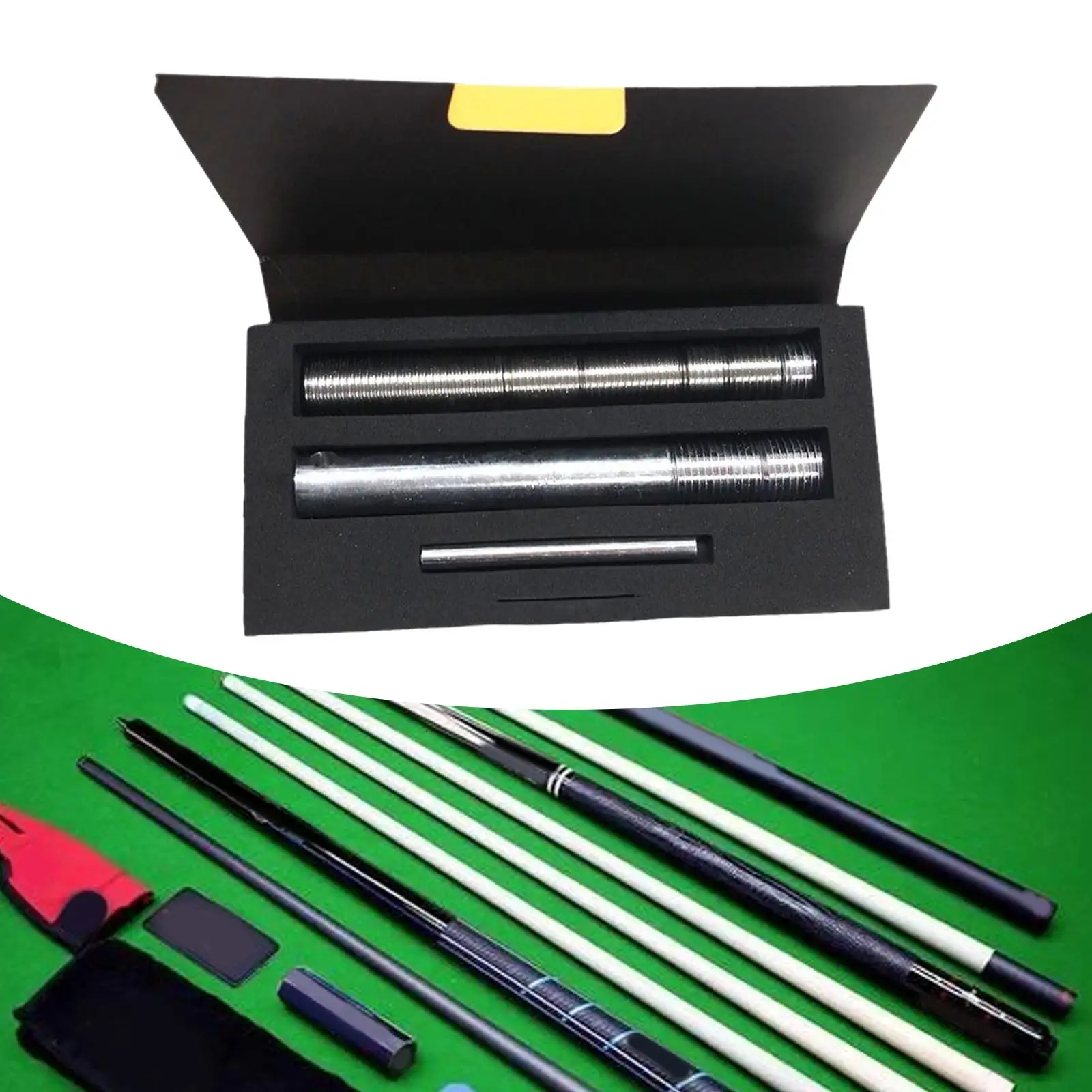 

8 Pieces Weight Bolts for Billiard Pool Cue Metal with Wrench Rod for Better Control Power and Feel Pool Cue Weight Screws