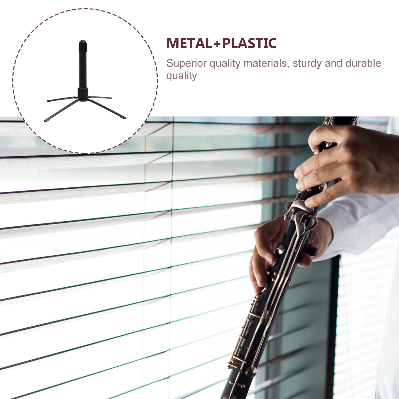 

Musical Instrument Stand Clarinet Accessories Accesories Support Flute Saxophone