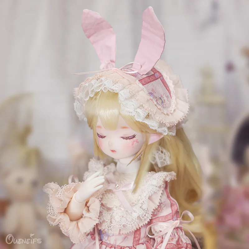 Lalka BJD Shuga Fairy Beryl 1/4, zamknięte oczy, ciało Sogo, zabawki dla dziewczynek i anime króliczek, żywiczne zabawki, prezent
