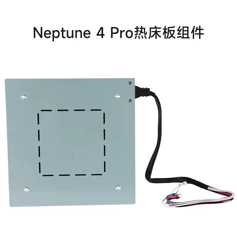 Neptune 4 Pro Hotbed Kit Original 24V 235X235MM Heatbed Cable With PEI Printing Platform For ELEGOO Neptune 4 Pro 3D Printer