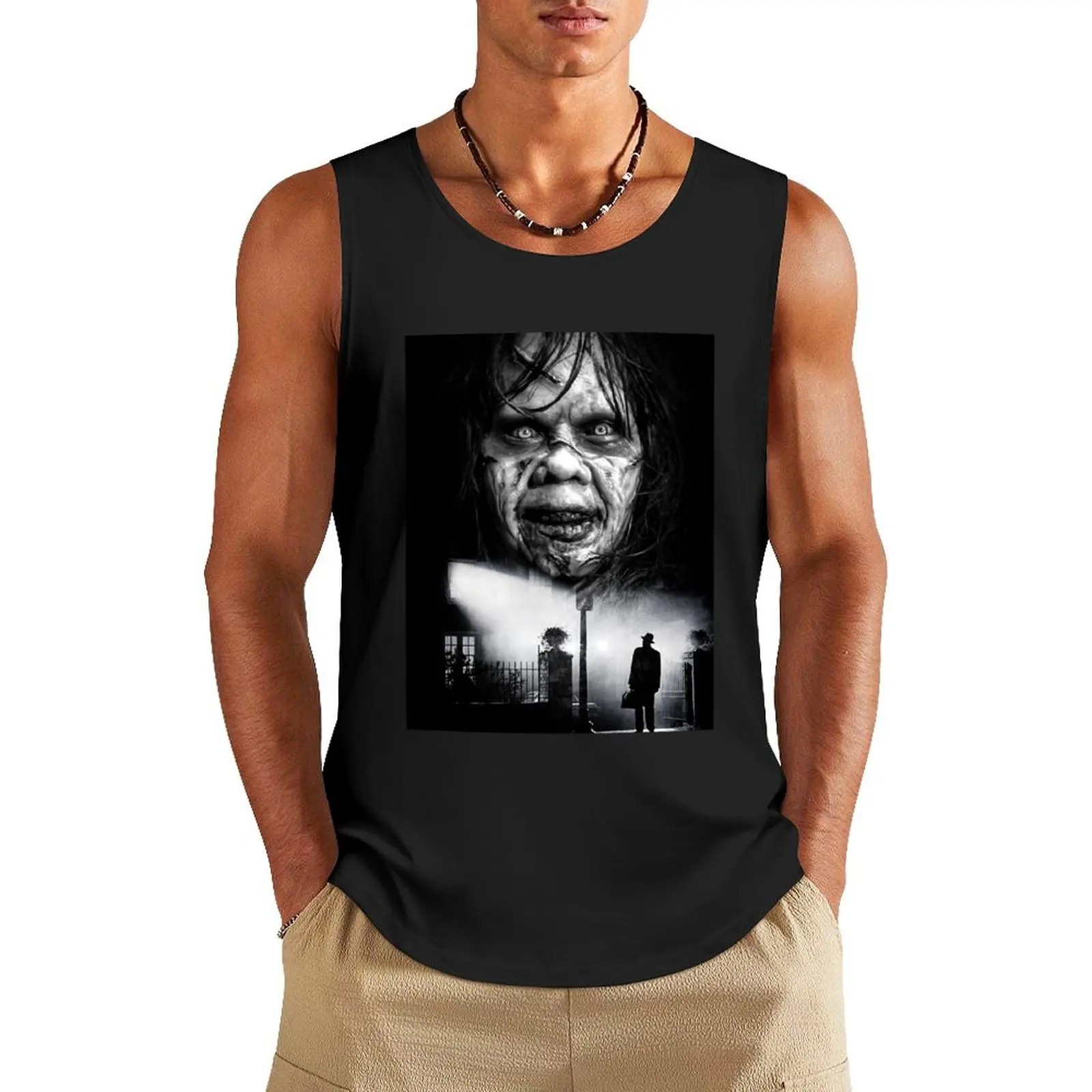 

The Exorcist Tank Top Men's gym t-shirts Men's gym t-shirt new in tops & t-shirt