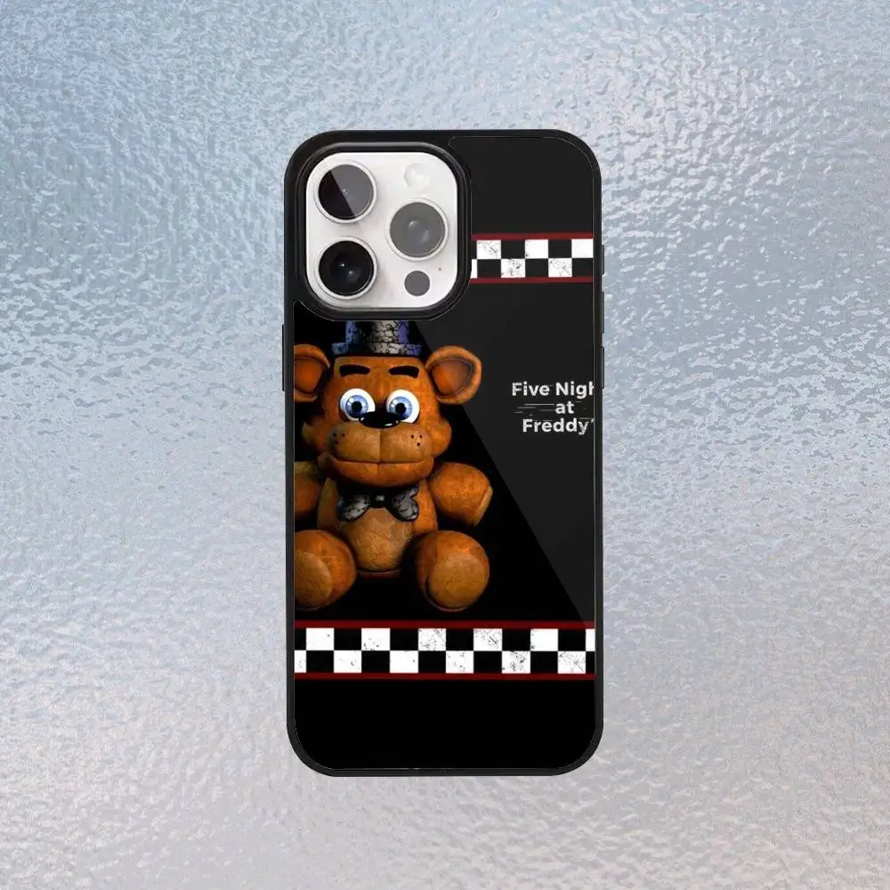 Funda de teléfono Five-Nights-At-Freddys F-Fnaf para iPhone 17,16,15,14,13,12,11 Plus,Pro Max, funda de carga inalámbrica magnética