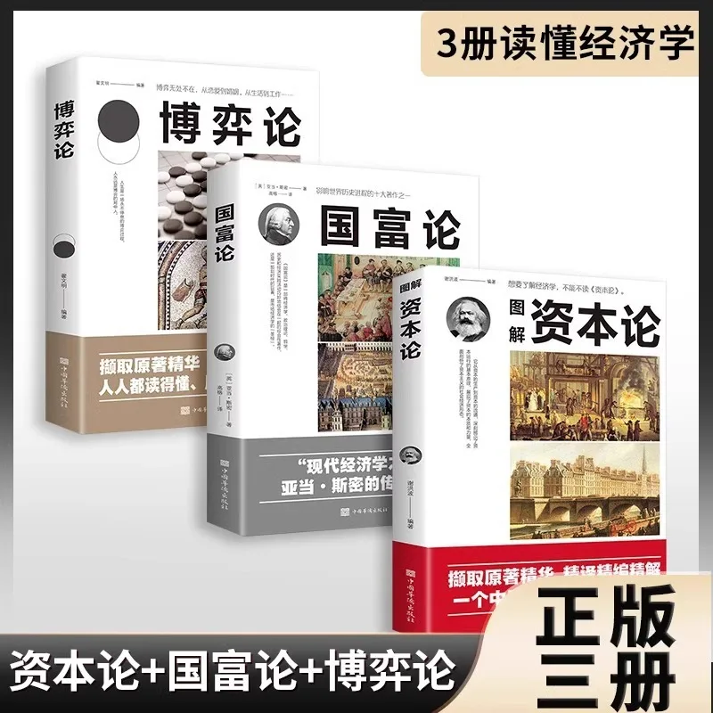 

Capital, Marx, Wealth of Nations, Adam Smith, Game Theory, Macro and Micro Books on Investment and Financial Management