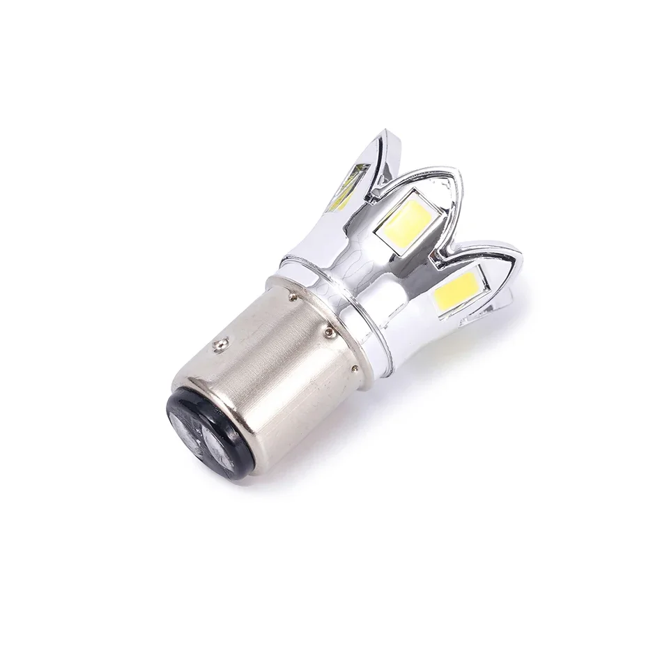 1x Electroplated Surface P21/5w Led 1157 Car Interior Light Bay15d Flower Bulb Ba15s 1156 P21w Auto Turn Signal Reverse Parking