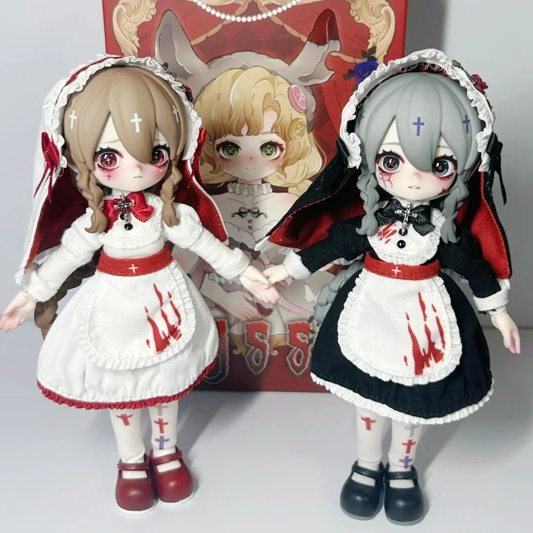 

Genuine Nyssa Eerie Nightmare Series Gothic Style 1/12 Bjd Blind Box Anime Figure Movable Joints Pvc Model Garage Kit Toys Gift