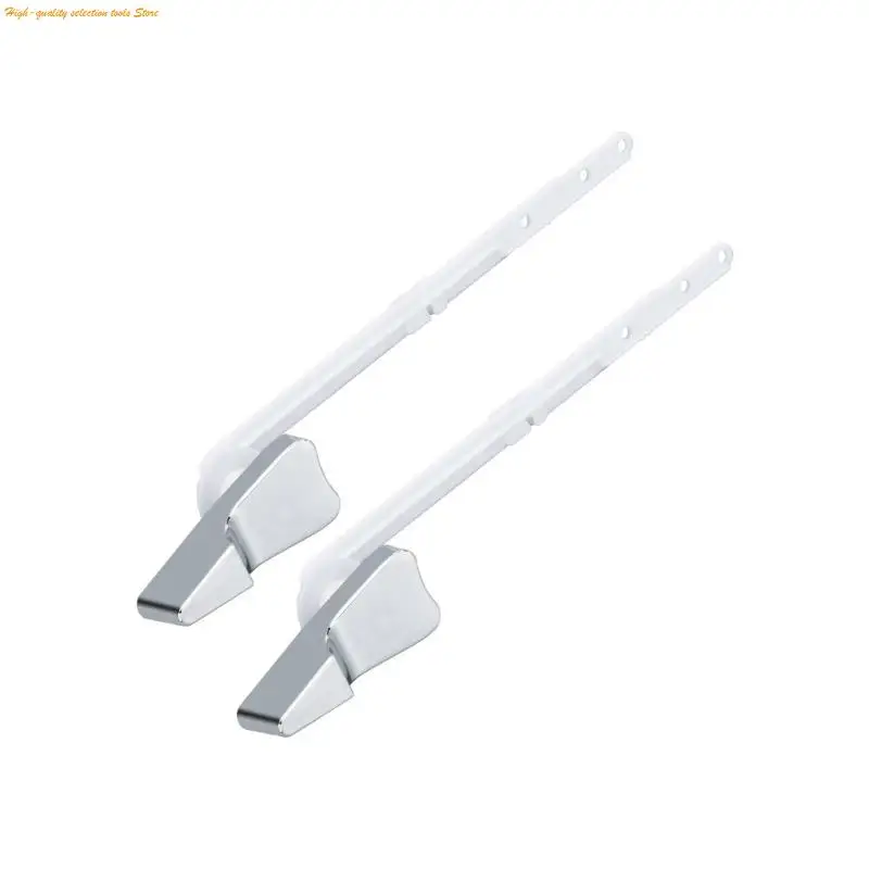 203F 3Pcs Plastic Flush Handles Compatibility Toilet Systems Front Installation Plastomer Finish Spare Included