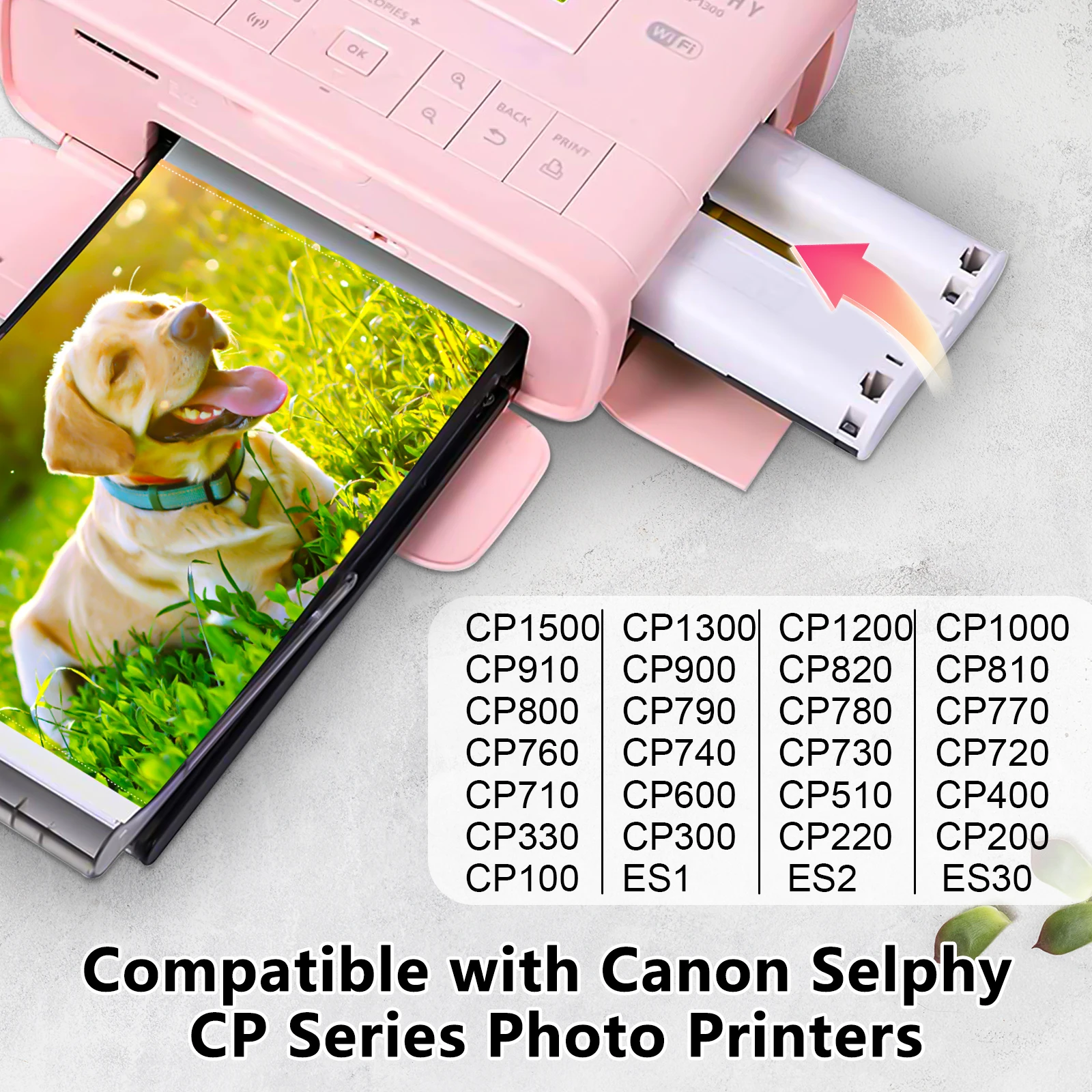 Selphy Photo Paper KP-108 Ink/36Ink Case KP108 For Canon Selphy Compatible CP1500 CP1300 CP1200 CP910 CP900 Photo Printer 6 Inch