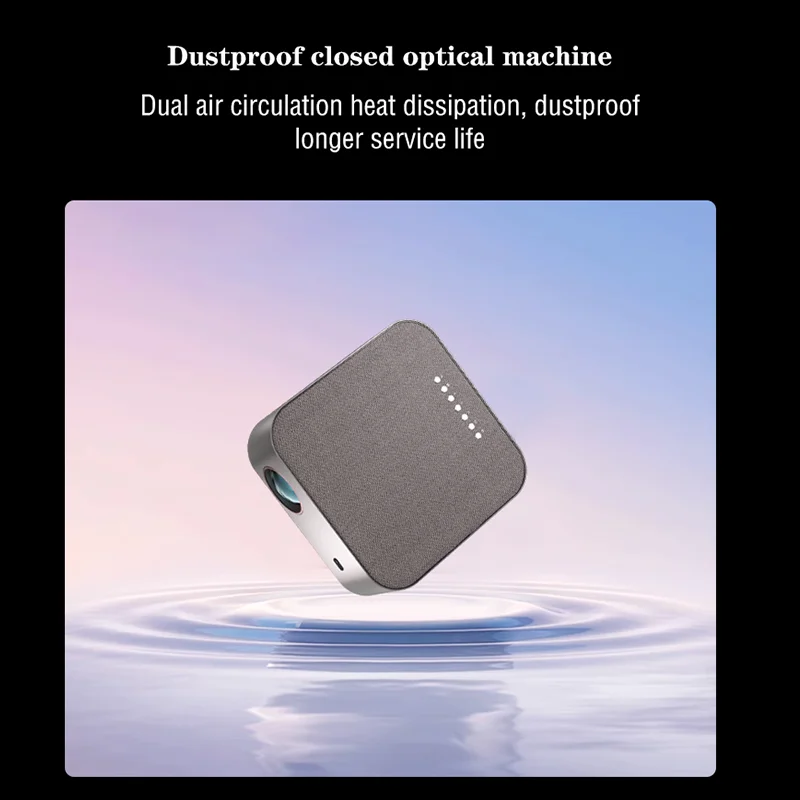 July008 New P2 1080P Resolution Autofocus  Theater Projector Mobile Portable Home High Lumens Wireless  Projector