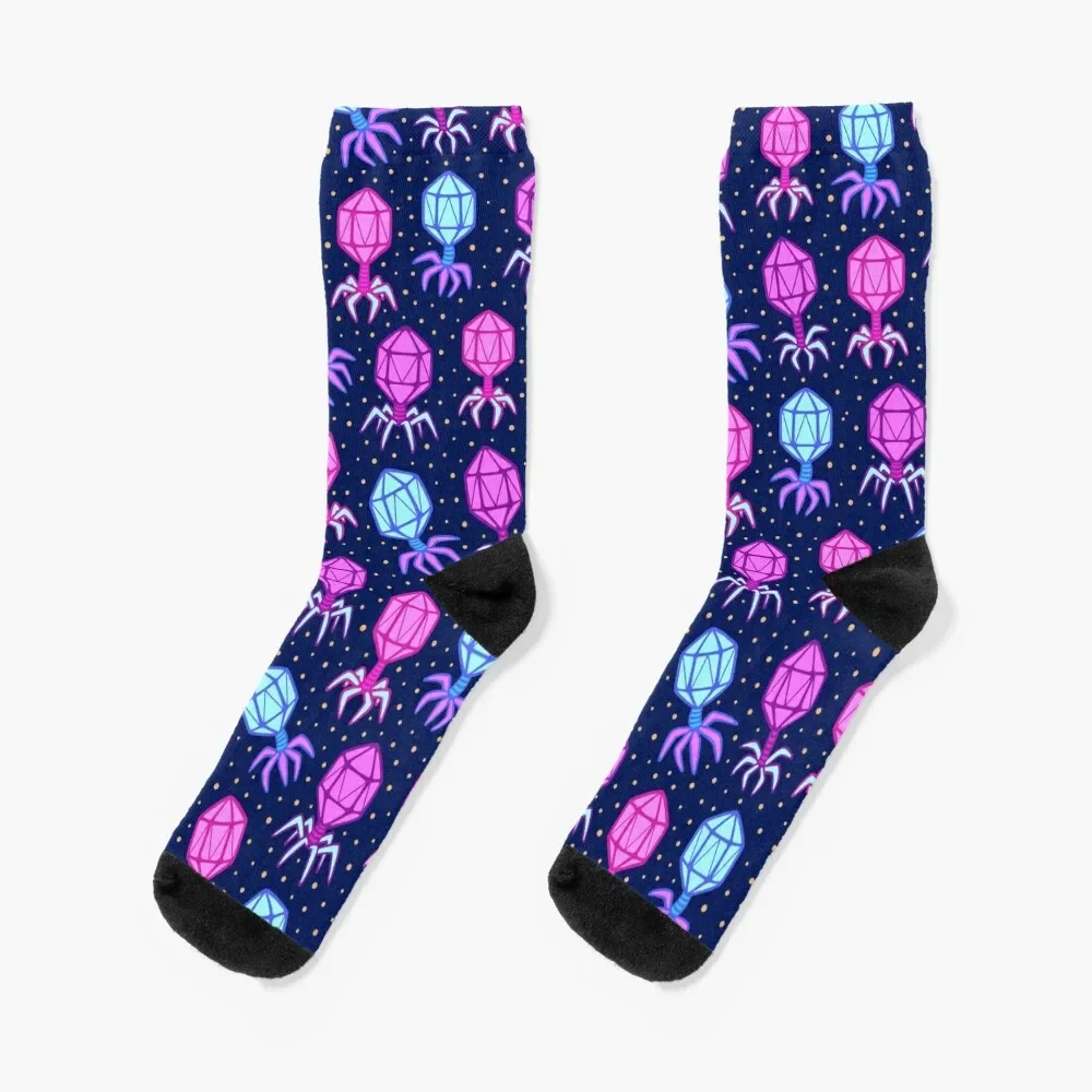 

Bacteriophage Socks Children's gym sheer anime Socks Ladies Men's