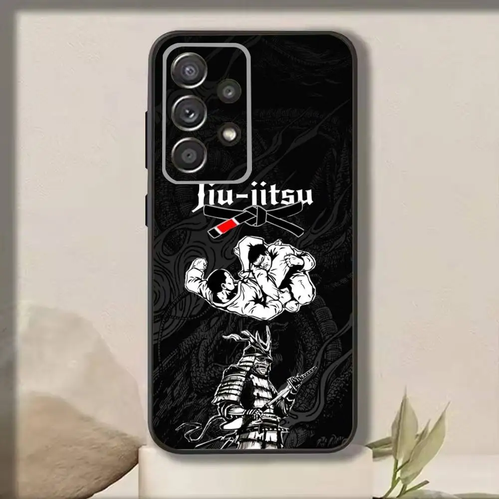 B-BJJ B-Brazilian Jiu Jitsu  Phone Case For Samsung S25,S24,S21,S22,S23,S30,Ultra,S20,Plus,Fe,Note,10,9,5G Black Cover