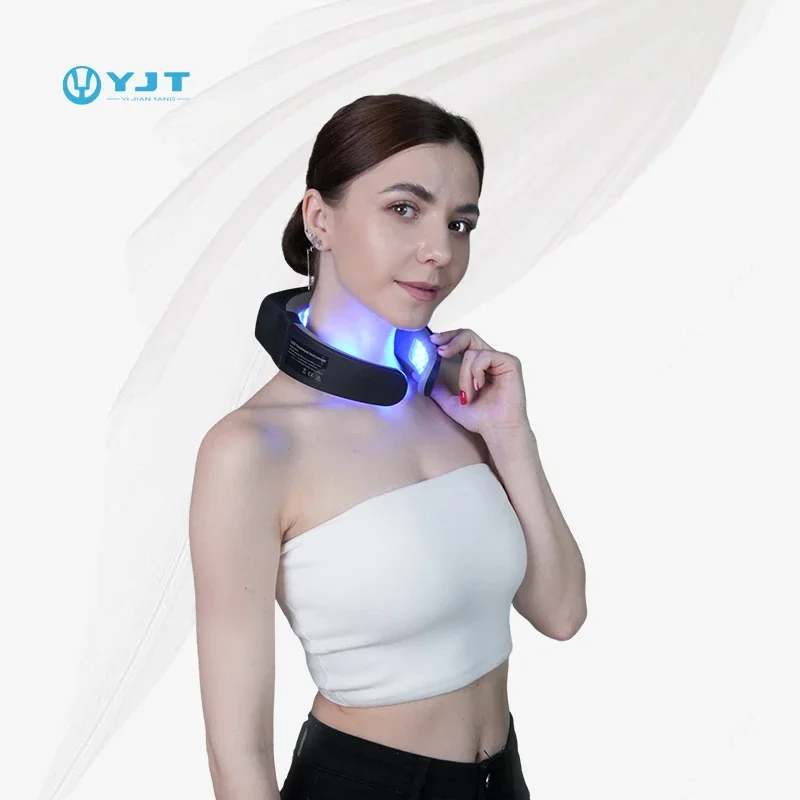 rechargeable red light neck therapy led light pain relief physical therapy device