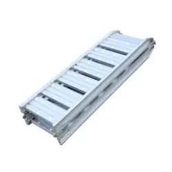 Folding Ladder Ramps Motorcycle Loading Trailer Transport Loading Aluminum Alloy Ramp Folding Ladder 228cm
