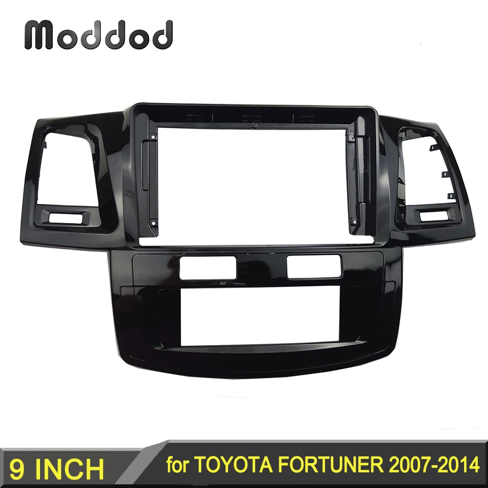 

Radio Fascia for Toyota Fortuner Vigo Hilux 2007-2014 AUTO AC Stereo GPS DVD Player Install Panel Dash Mount Kit Faceplates