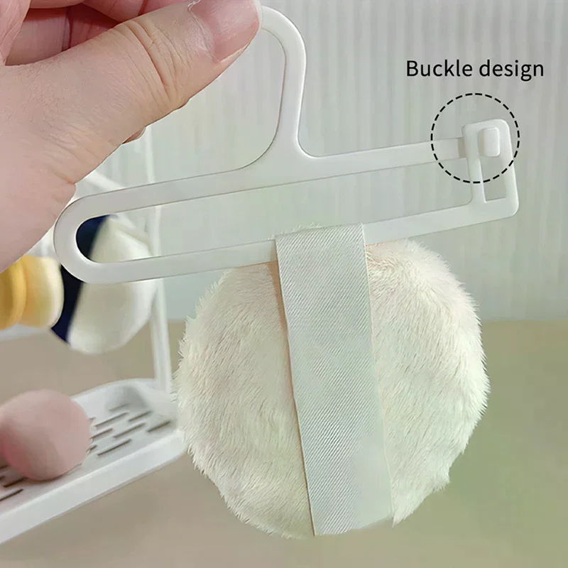 /Kuz/5pcs Makeup Tools Drying Rack Beauty Sponges Cosmetics Powder Puff Storage Hanger Travel Portable Multifunctional Organize
