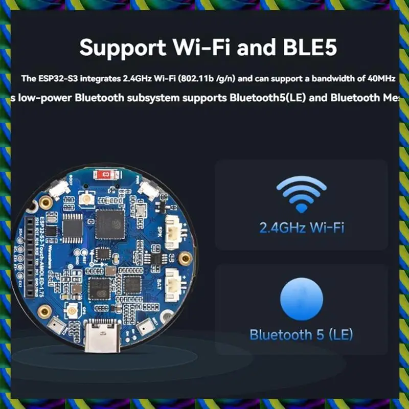 Täglicher ESP32 Deepseek Xiaozhi AI Voice Chat Robot 1,75-Zoll-Touchscreen-Entwicklungsplatine mit Lautsprecherunterstützung Spracherkennung