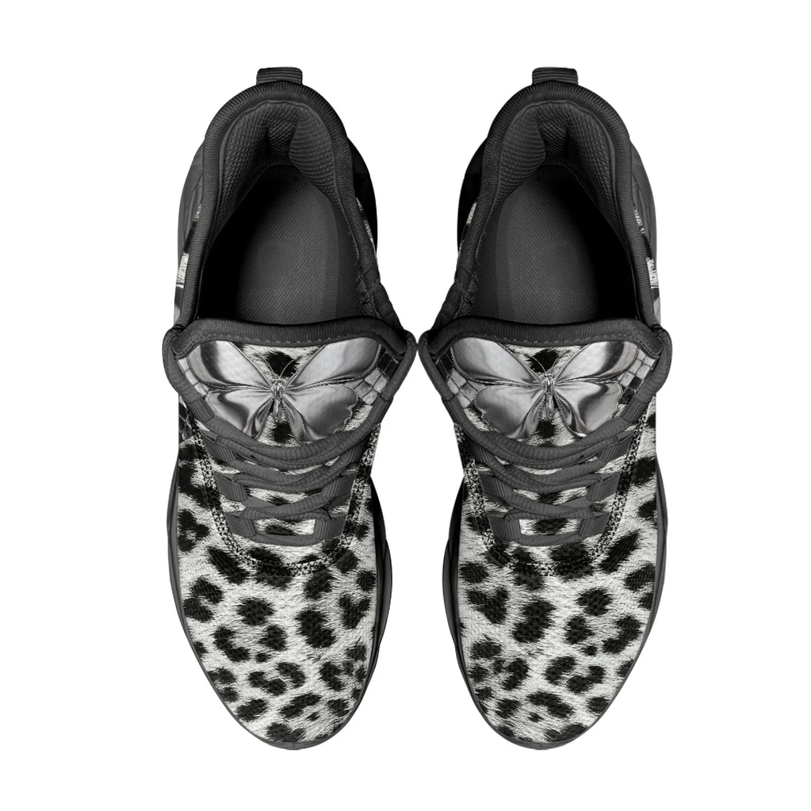 PENSTROLL Leopard Butterfly Casual Running Shoes for Mens Mesh & EVA Mens Running Shoes Athletic Shoes