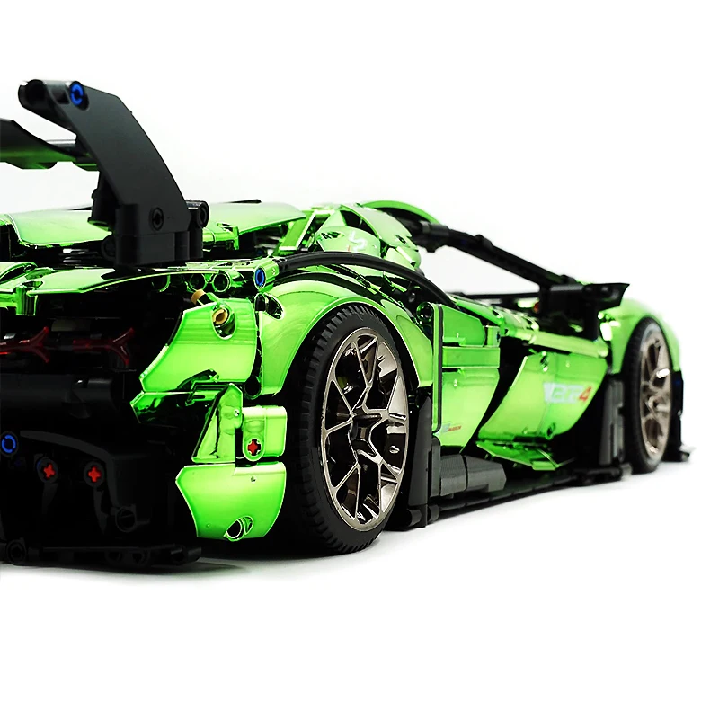 Vehículo de carreras de velocidad y potencia de alta tecnología, modelo Hypercar 10624, bloques de construcción de ladrillo, rompecabezas para niños, juguetes DIY, regalos de Navidad