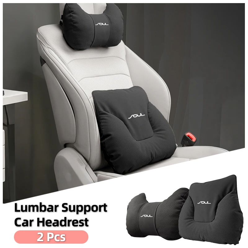 

Car Accessories Headrest Lumbar Support Seat Neck Pillow For KIA Soul Sorento K5 Rio Optima Sportage Ceed Picanto Stonic Venga F