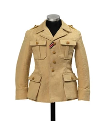 1/6 DID D80172 Man Who Series Soldier Military Sand Color Uniform Tops Pant with Medals Boat Cap Tie Accessories For 12