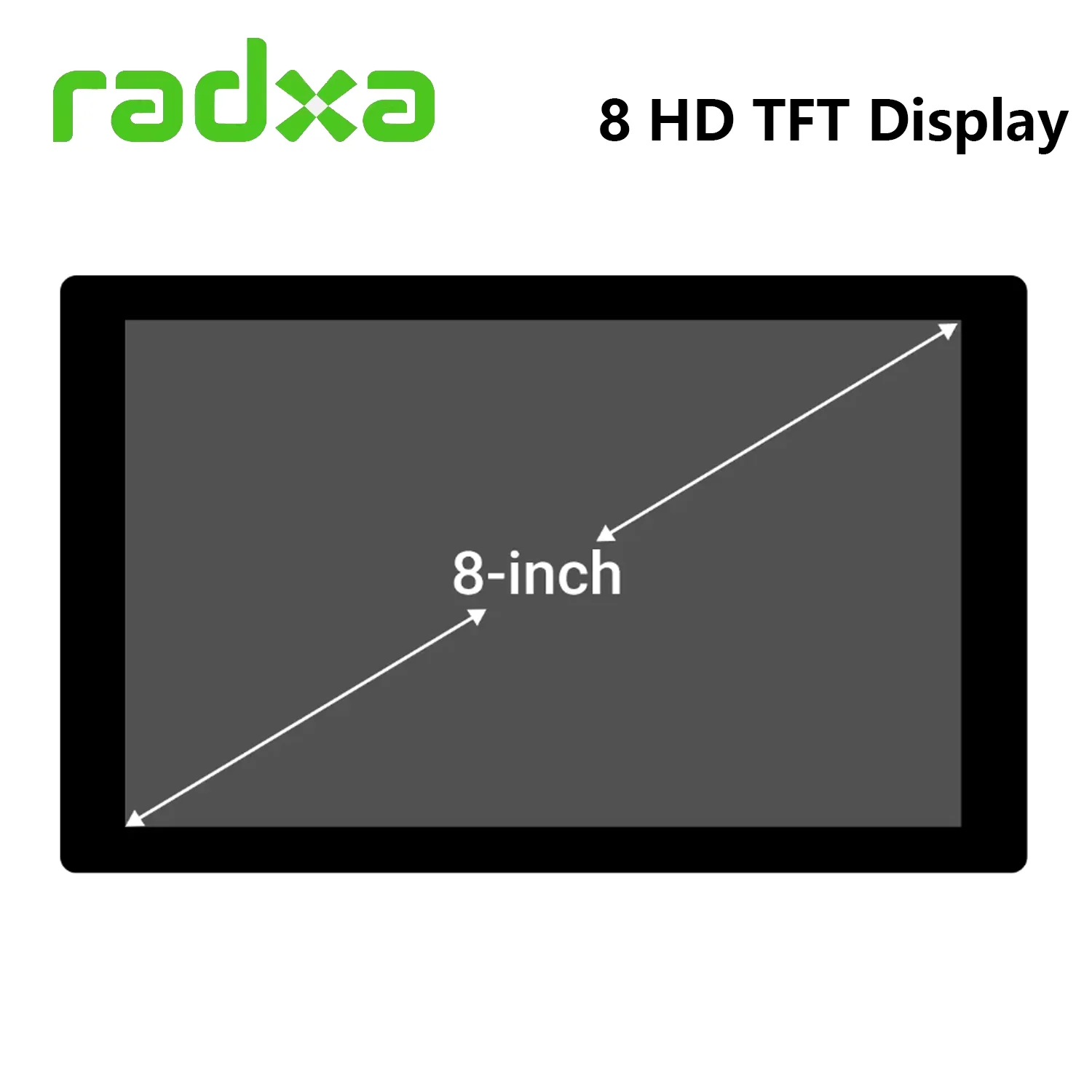 Imagem -02 - Radxa-hd Display Suporta Toque Capacitivo de Pontos 800x1280 Tft Controle de Brilho Pwm