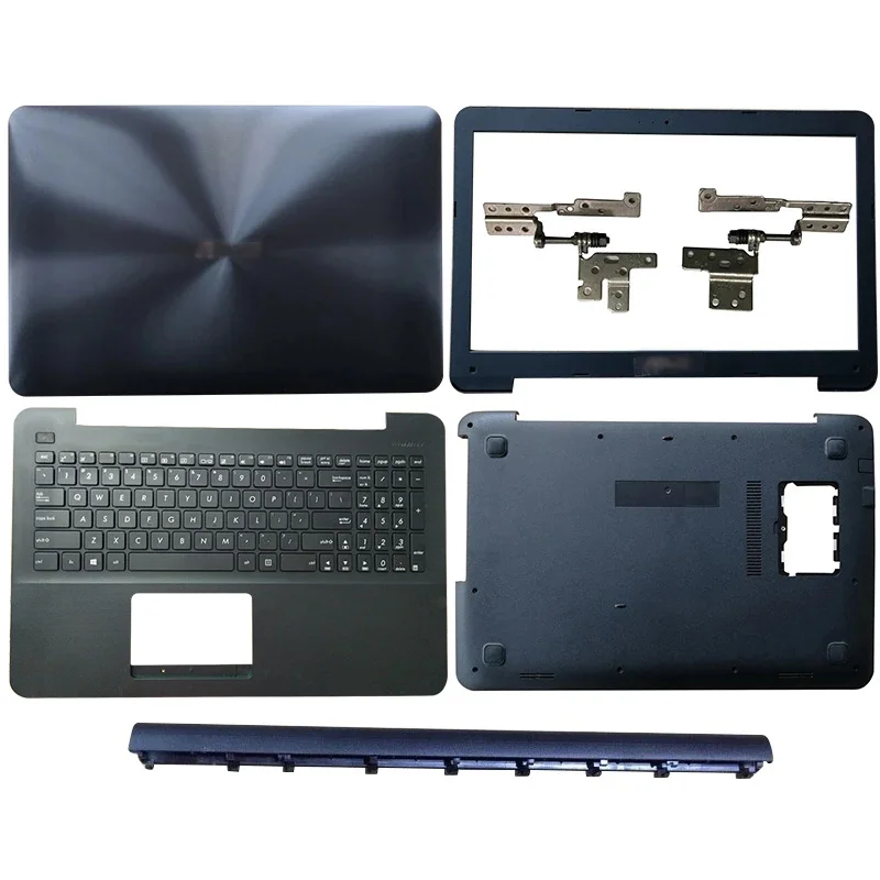 NEW Laptop LCD Back Cover/Front bezel/Hinges/Hinges cover/Palmrest/Bottom Case For ASUS A555 X555 K555 F555 W519L VM590L VM510