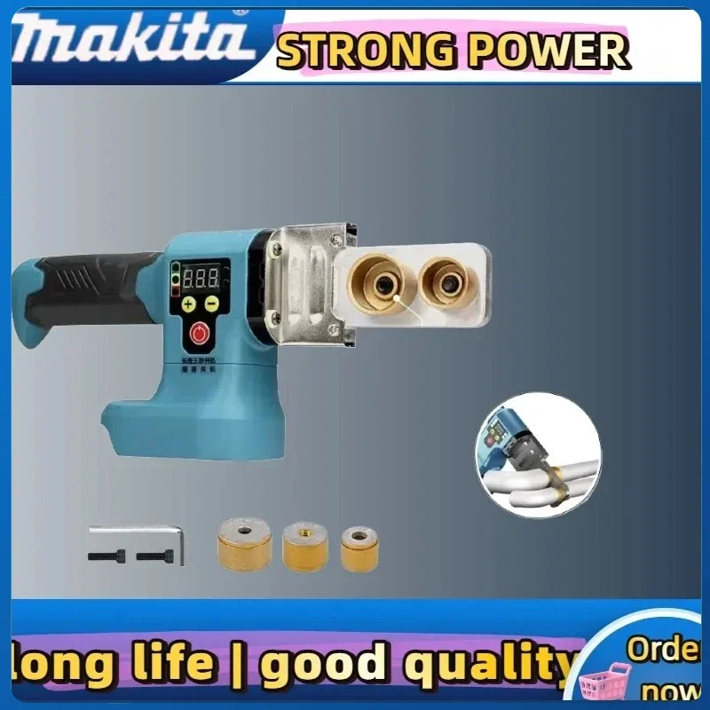 

Сварка Makita, электрический трубный аппарат, беспроводной фьюзер, PPR, полиэтиленовый паяльник, пластиковая трубка, полипропиленовый нагрев, термоплавкий, без батареи