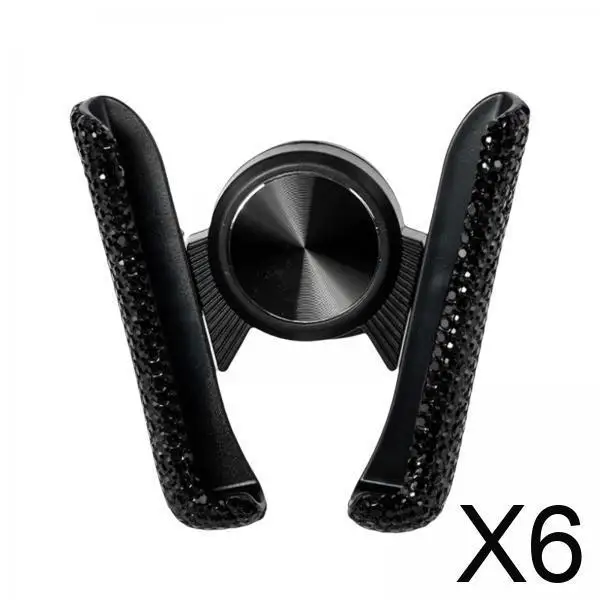 

Автомобильный держатель для мобильного телефона, автоматический зажим, блестящие стразы, регулируемое крепление для вентиляционного отверстия, универсальная поддержка приборной панели для смартфонов