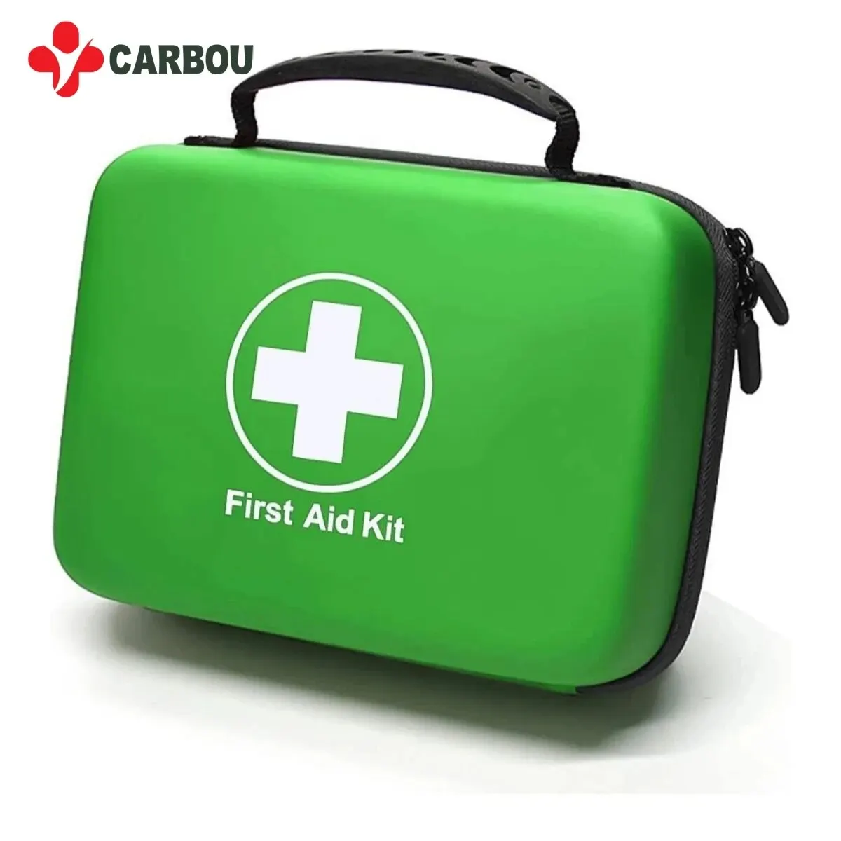 Borsa di pronto soccorso in PU impermeabile Carbou vuota per viaggi all\'aperto, auto, casa, emergenza, sopravvivenza, campeggio domestico, piccola