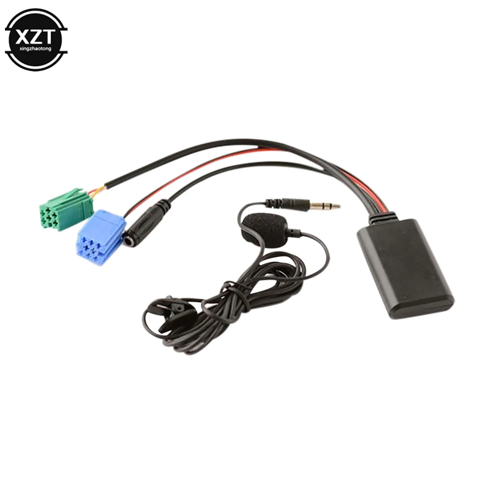 Nowy samochodowy zestaw głośnomówiący Bluetooth 5.0 z mikrofonem i adapterem do telefonu komórkowego do Renault Megane 2 UpdateList Radio