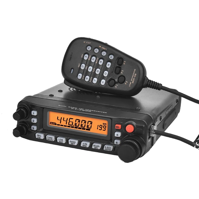 For YAESU FT-7900R 50W Dual Band FM Transceiver Walkie Talkie UHF VHF Transceiver Car Radio