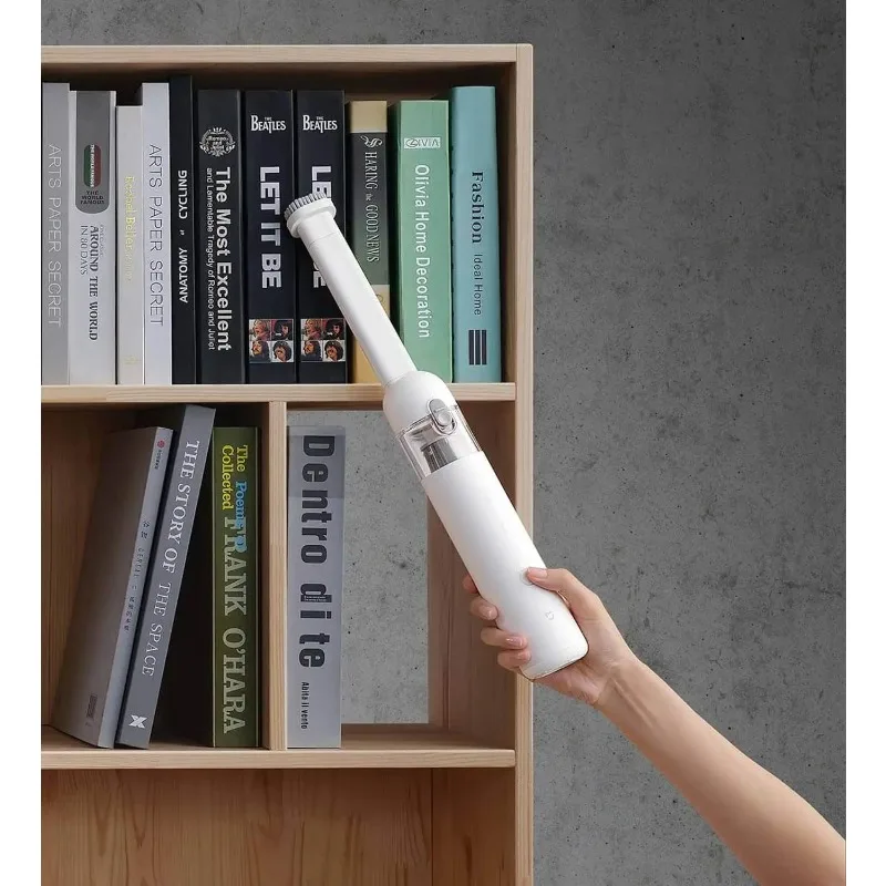 مكنسة كهربائية Xiaomi Mijia اللاسلكية المحمولة المدمجة لصائد الغبار قابلة لإعادة الشحن لتنظيف فجوة أريكة الكمبيوتر في السيارة