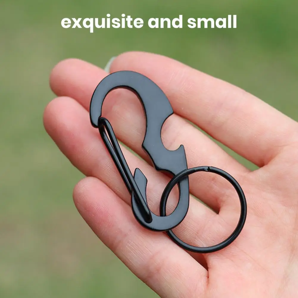 Carabiner Car Key Chain Car Key Chain Heavy Duty Multifunctional Carabiner Key Chain with Bottle Opener Mini Size for Car