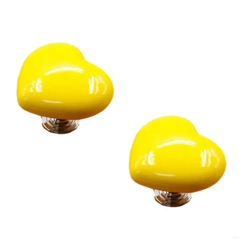 Colorful Heart Toilet Press Button Water Press Flush Button Creative Addition to Your Bathroom Decor Assistant Handle