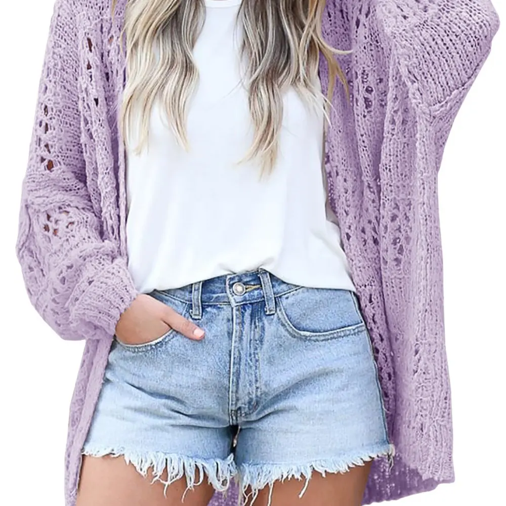 

Повседневное шерстяное пальто с круглым вырезом, женская модная вязаная верхняя одежда, удобная одежда из мягкого материала, весенне-осенне-зимняя одежда