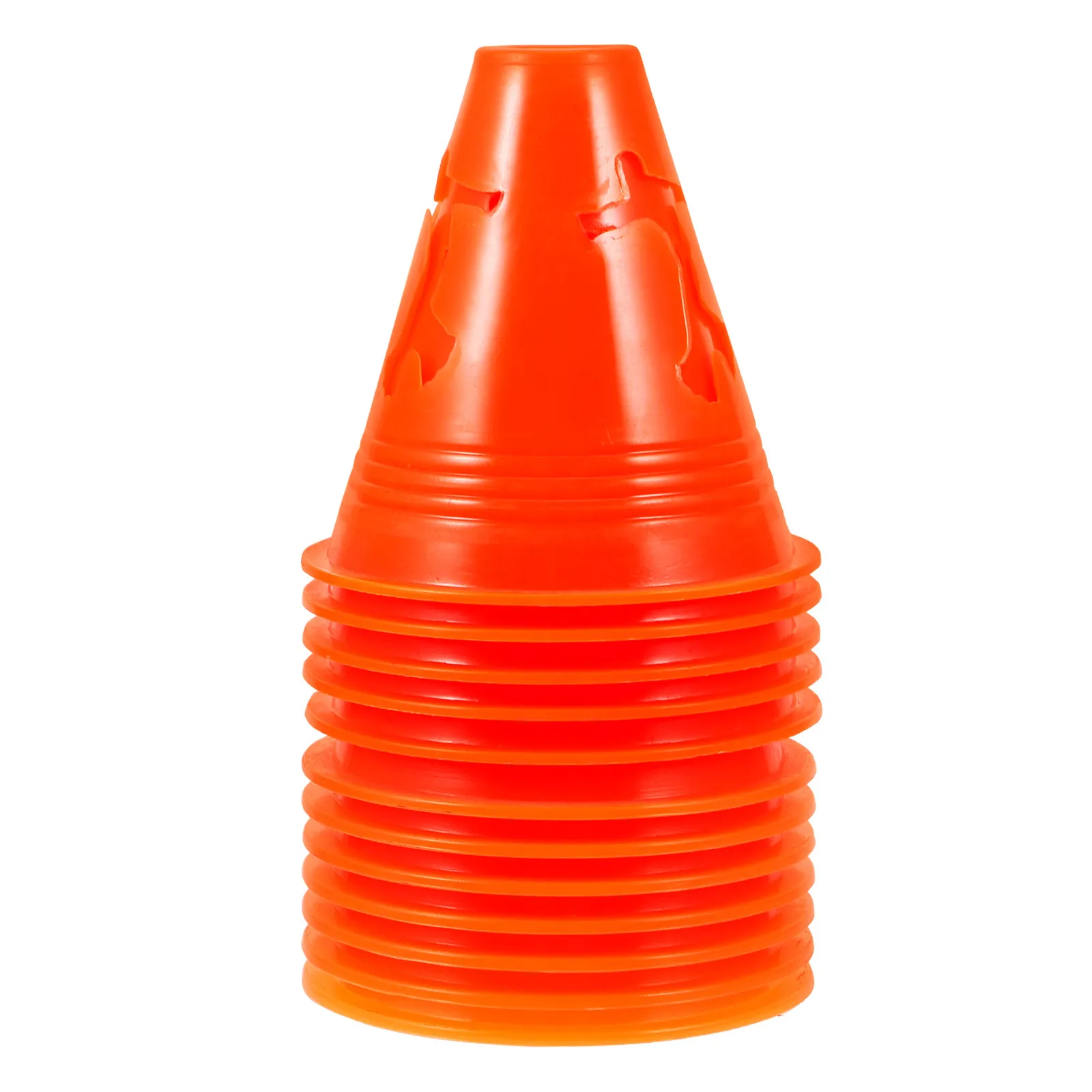 12Pcs Roller Skating Training Cones Compact Small Bright Color Markers for Sports Drills Football Agility Practice