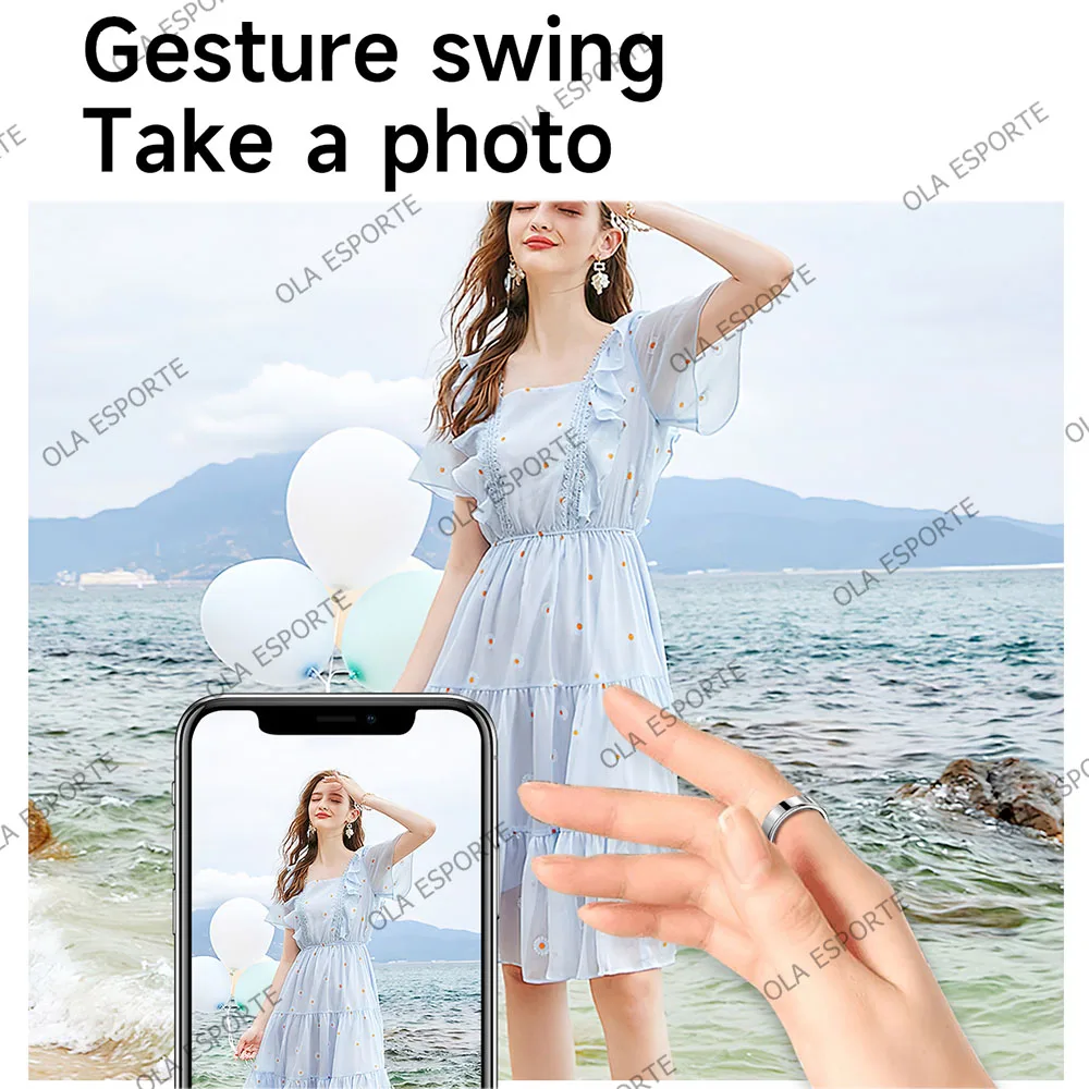 2026 New Smart Ring Heart Rate Blood Pressure Sleep Monitoring Motion Tracking IP68 Waterproof Men Women Smart Ring Holiday Gift