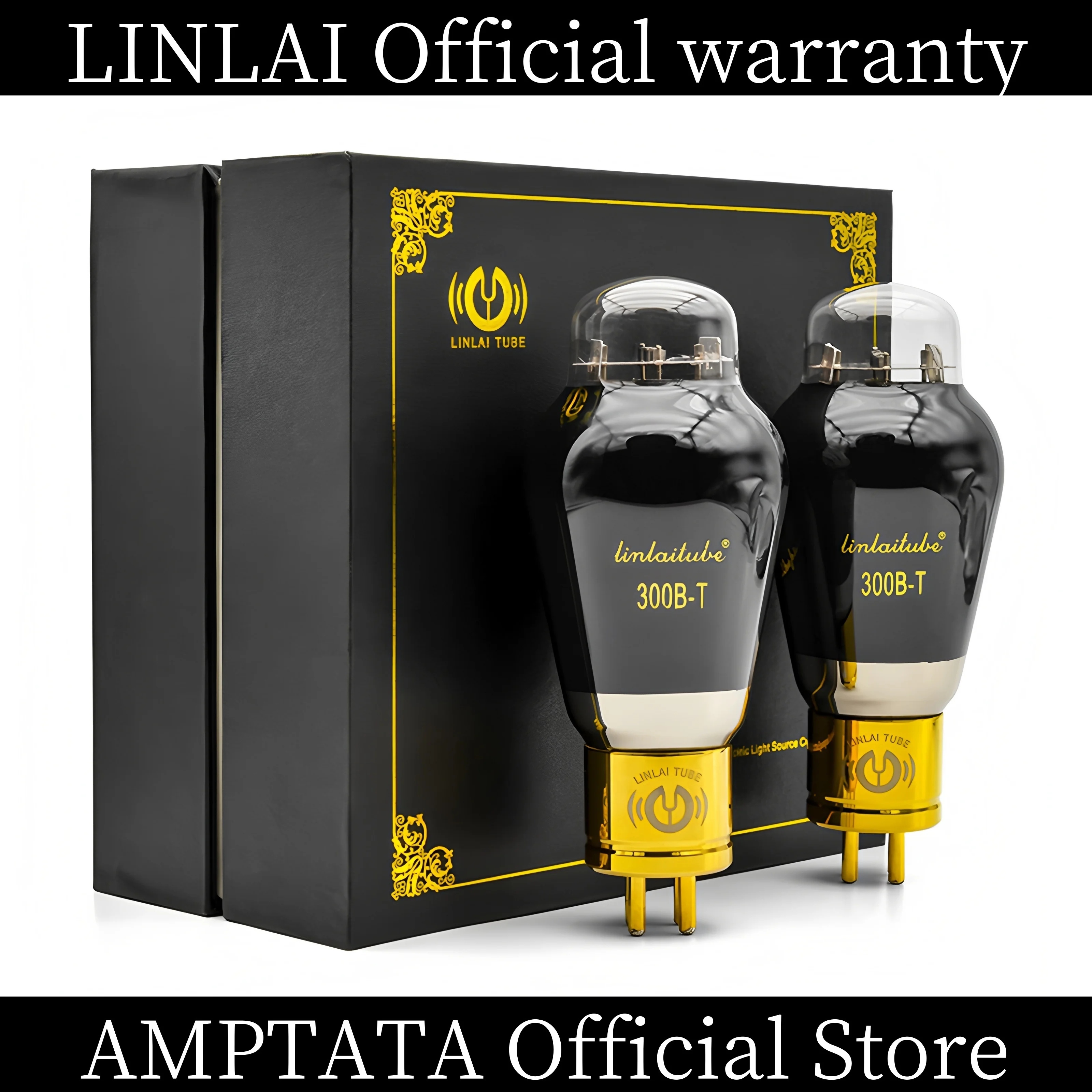 LINLAI KT88-T 300B-T 6SN7-T 211-T 845-T 805A-T 2A3-T 274B-T / أنبوب تفريغ/T-series رش الكربون/مضخم الصوت/ضمان 15 شهرًا