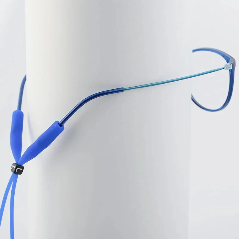 1-2PC Silicone Eyeglasses Straps Candy Color Elastic Reading Glasses Chain Sports Cord Holder Sunglasses Anti Slip String Ropes