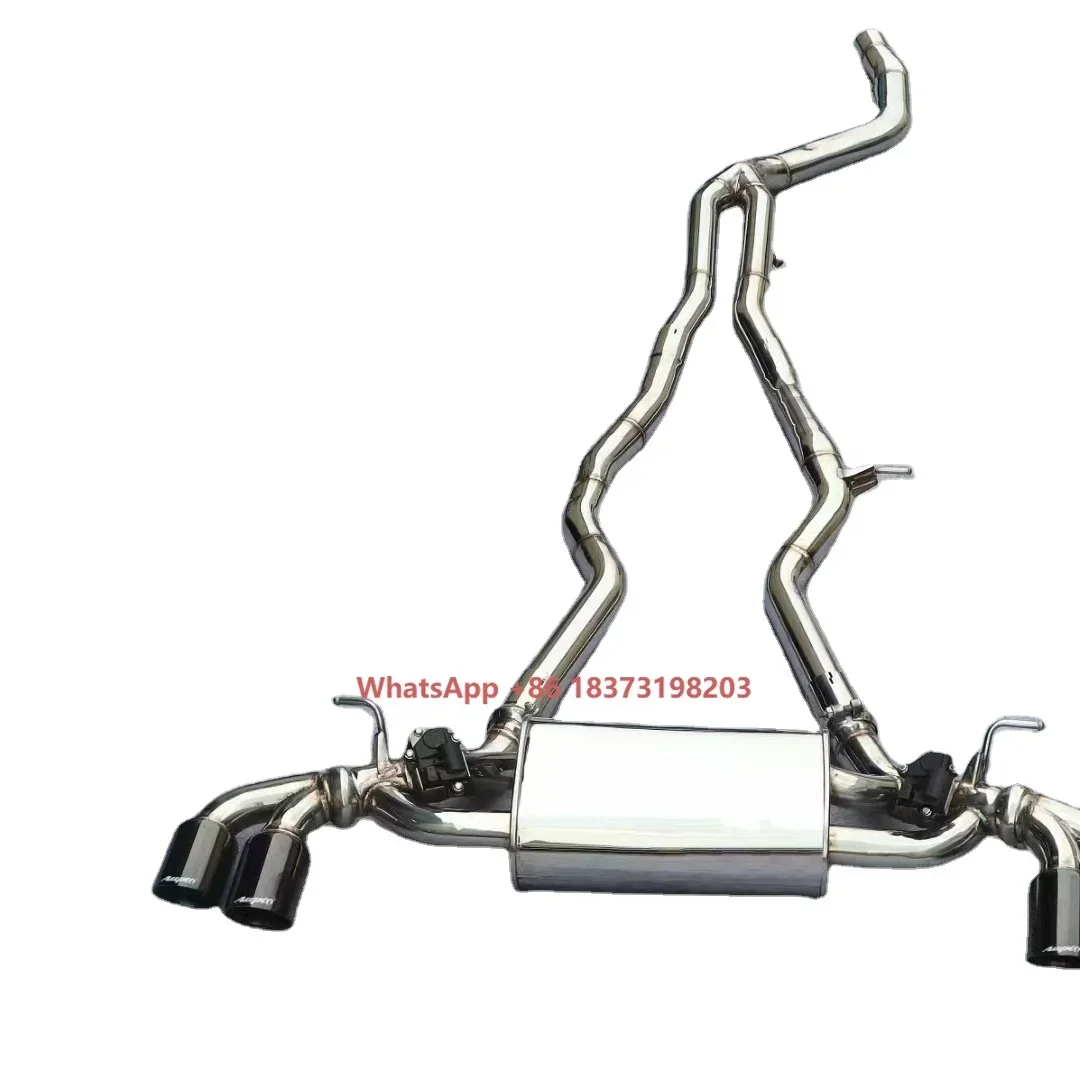 2.0T Z4 Stainless Steel Racing Exhaust Catback System Titanium Car Exhaust Pipe Polished Coupe Min. Order 1 Piece Customized