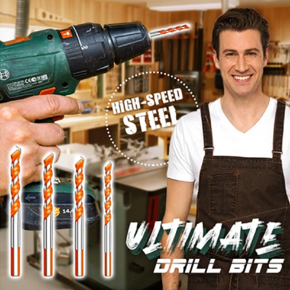 

6/8/10/12 мм сверло из сплава, спиральное сверло, винтовое сверло, деревообрабатывающие инструменты для стекла, металлической плитки, бетона, электрическое сверление