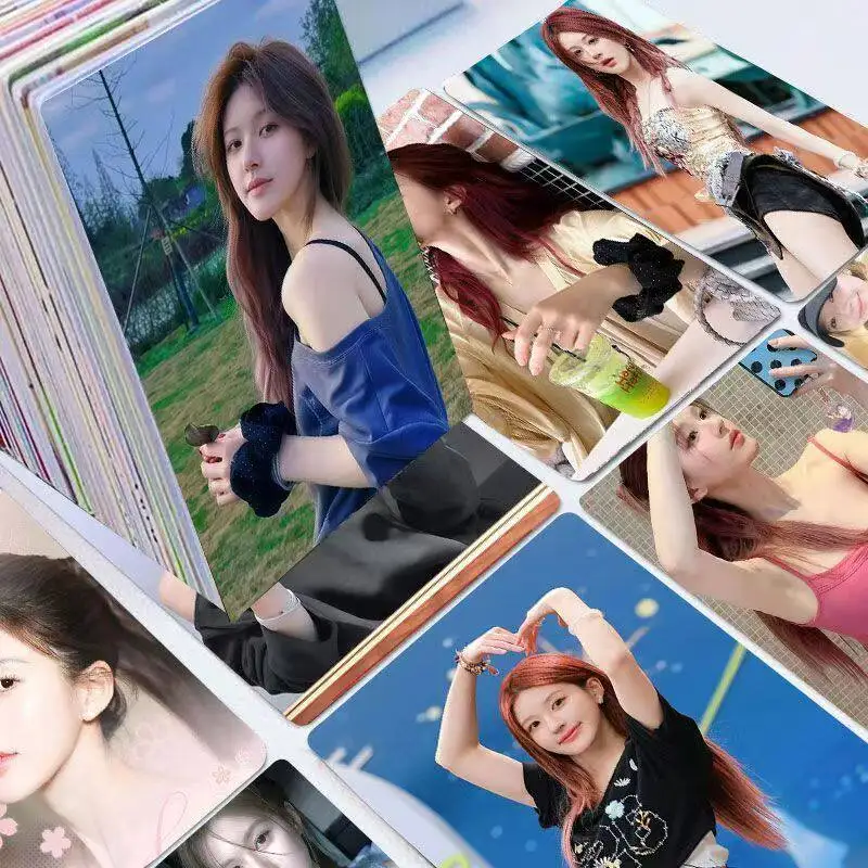 

Zhao Lusi'S 100 Non-Repeating Laser 3-Inch Star Same-Style Fan Cards Birthday Gift Girls Birthday Collection Memorabilia
