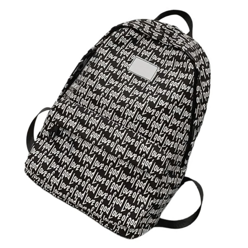 Mochila nailon para mujer, bolso escolar espacioso para libros y suministros con correa cómoda, mochila informal para