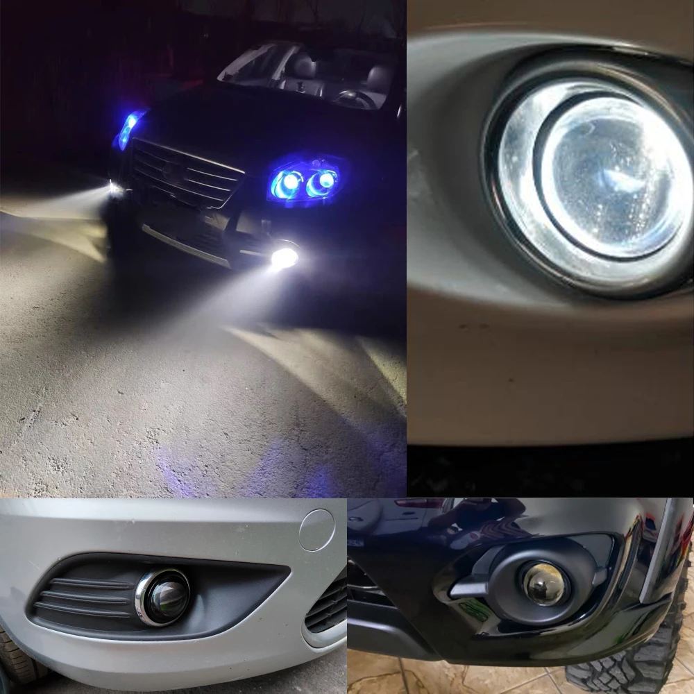 Car-Styling FogLamp for Porsche Cayenne 92A 958 2010 2011 2012 2013 2014 2015 Led Fog Lights Lens H11 DRL 12V