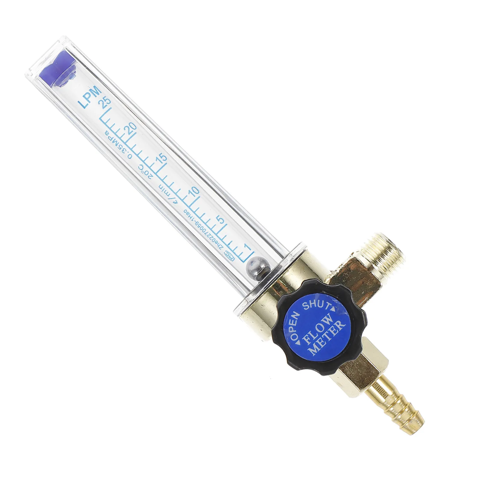 High Reliability Argon Flow Indicator Co2 Regulator Nitrogen Gas Flow Meter 0.15mpa Range for Welding Brazing Gas Measurement