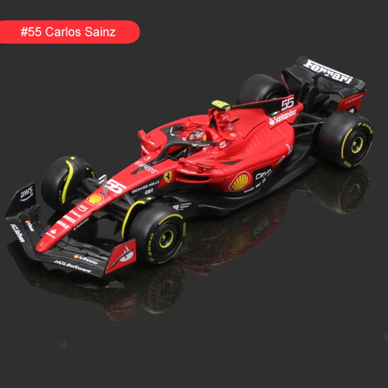 2023 Bbugo 프로모션 1:43 페라리 F1 모델 Sf-23 금속 레이싱 장난감 시뮬레이션 합금 다이 캐스팅 자동차 모델 맞춤형 장난감 선물